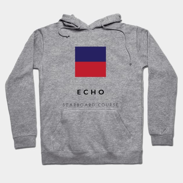 Echo: ICS Flag Semaphore Hoodie by calebfaires